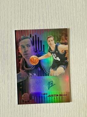 2022 Panini Chronicles Illusions  Rookie Signs Auto Justin Bean Utah State